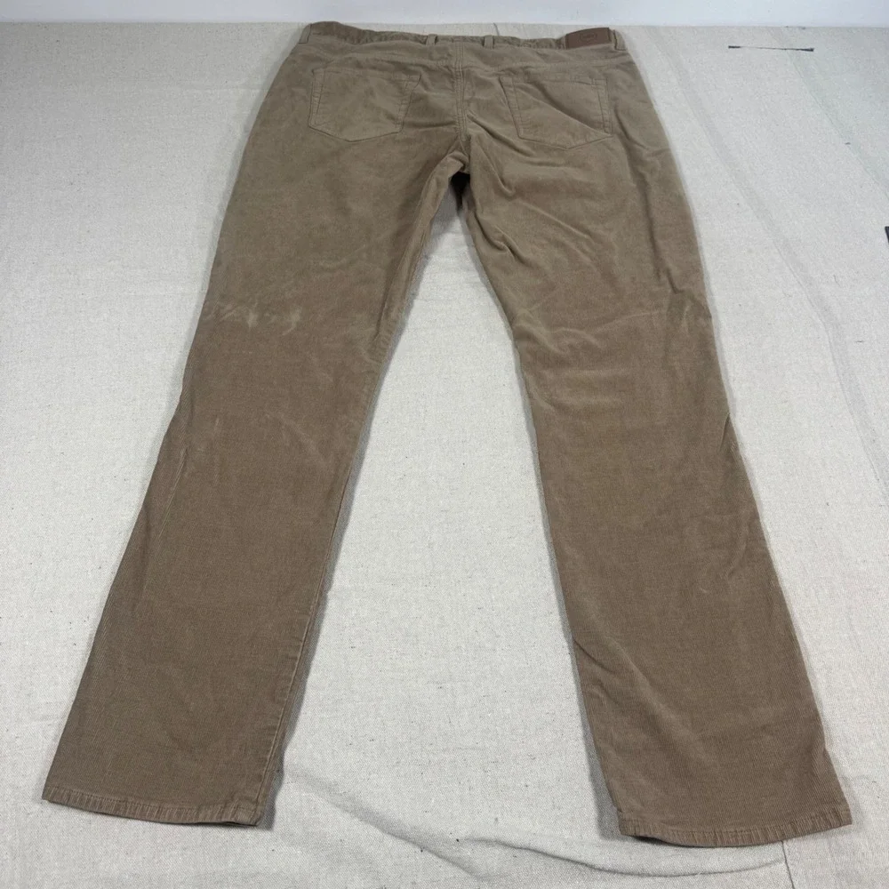 Peter Millar Corduroy Pants Mens 38x33 Tan Khaki 5-Pocket MF20B29‎ Cotton Modal